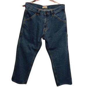 Men's Blue Denim Utility Pants